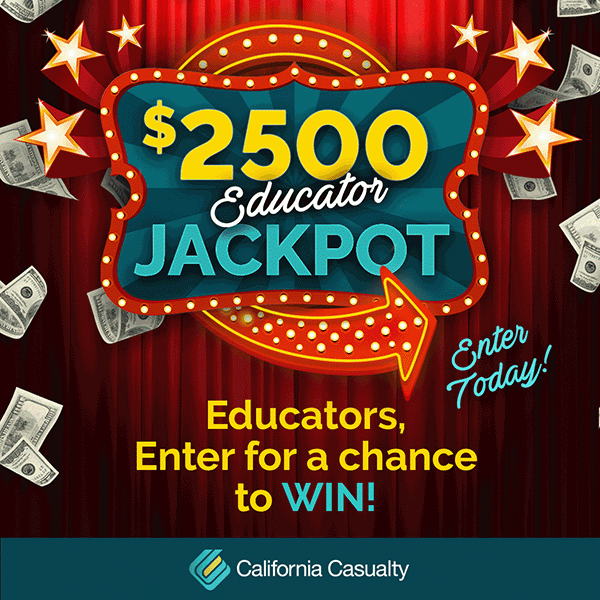 Educators, enter for a chance to win $2,500 Educator Jackpot
