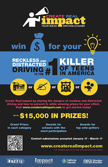 Create Real Impact contest poster