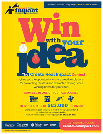 Create Real Impact Contest poster