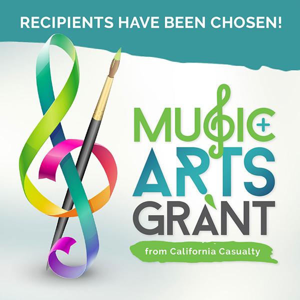 Recipients have been chosen! Music and Arts Grant from California Casualty