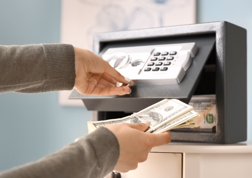 an image of a home safe