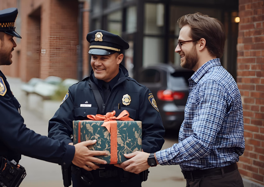 Thanking First Responders